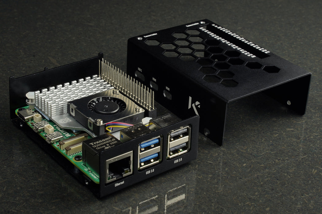 KKSB Raspberry Pi 5 Case Aluminium Black