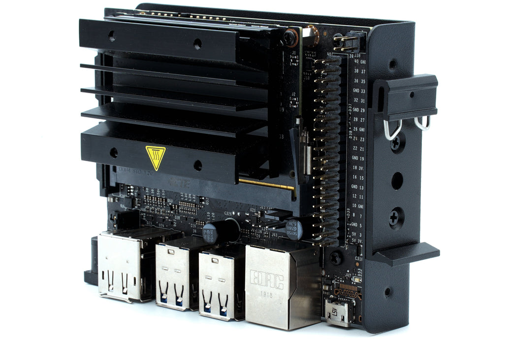 KKSB DIN Rail Clip Bracket for NVIDIA Jetson Nano, Orin, XAVIER NX
