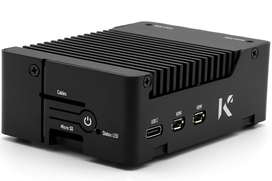 KKSB Raspberry Pi 5 Case with Aluminium Heatsink for Silent Passive Cooling