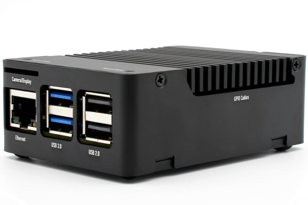 KKSB Raspberry Pi 5 Case with Aluminium Heatsink for Silent Passive Cooling