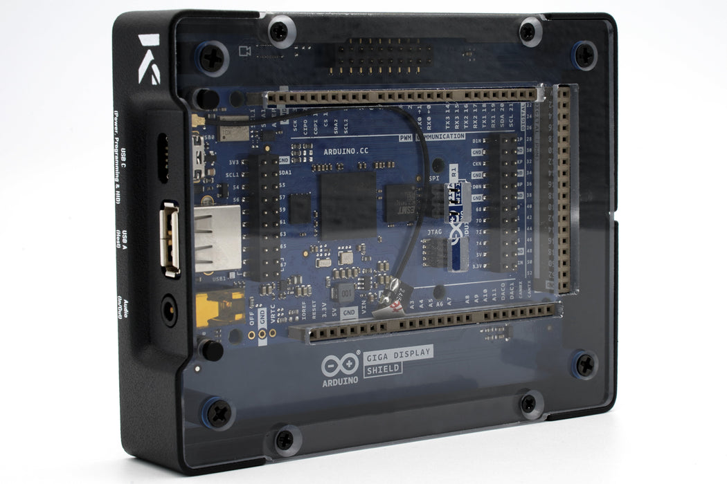 KKSB Case with Adjustable Stand for Arduino GIGA R1 WiFi and GIGA Display Shield