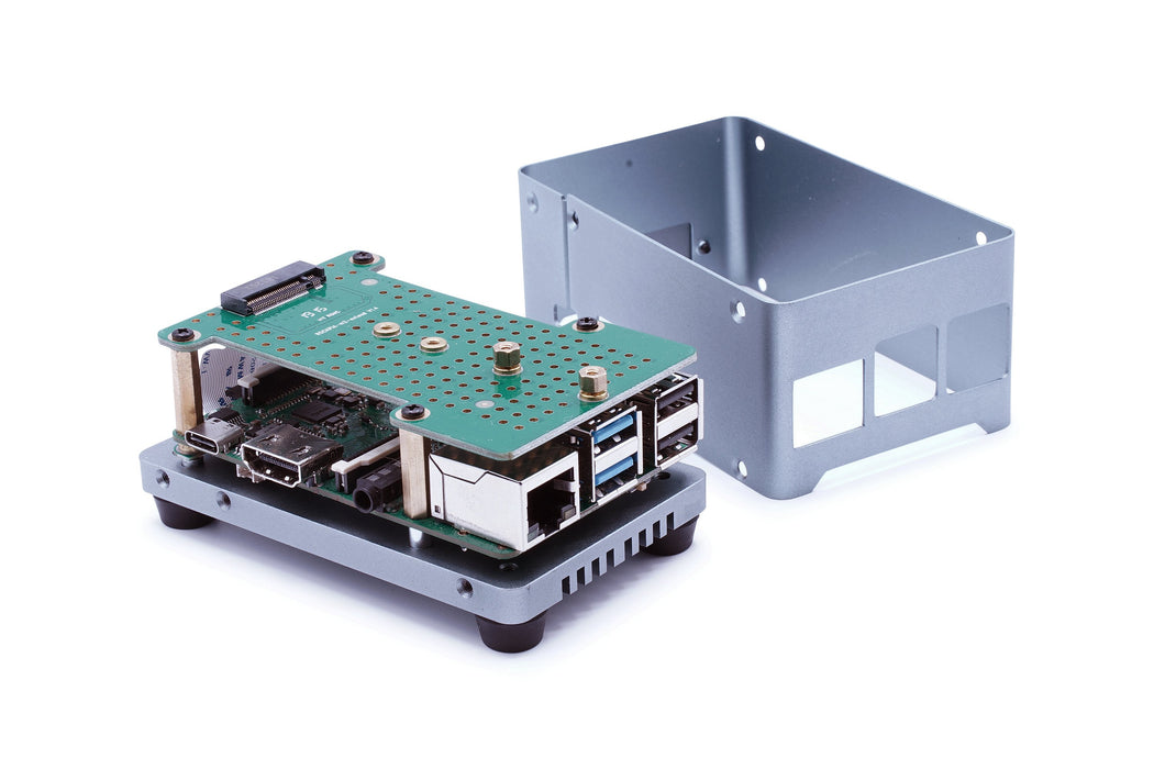KKSB Rock 4 SE Heatsink Case - Radxa ROCK Aluminium Case with Space for ROCK 4 SE SSD or HATs