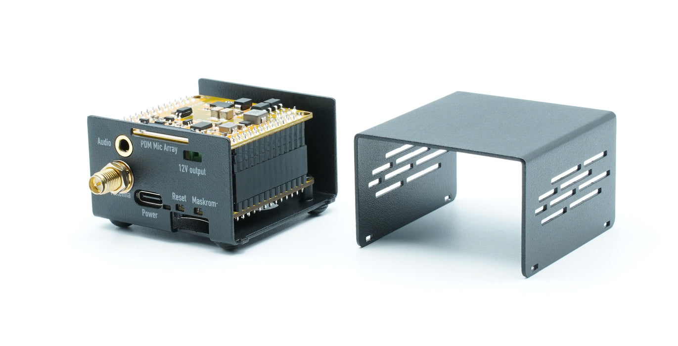 KKSB ROCK Pi S Case - Space for Radxa ROCK Pi S PoE HAT - SMA Antenna Support