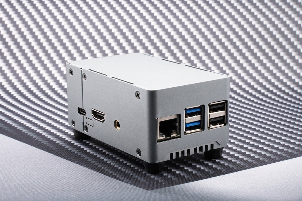 KKSB Rock 4 SE Heatsink Case - Radxa ROCK Aluminium Case with Space for ROCK 4 SE SSD or HATs