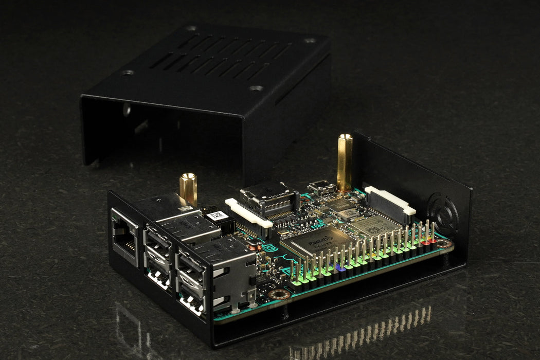 KKSB ASUS Tinker Board and Tinker Board S Case - Black Steel