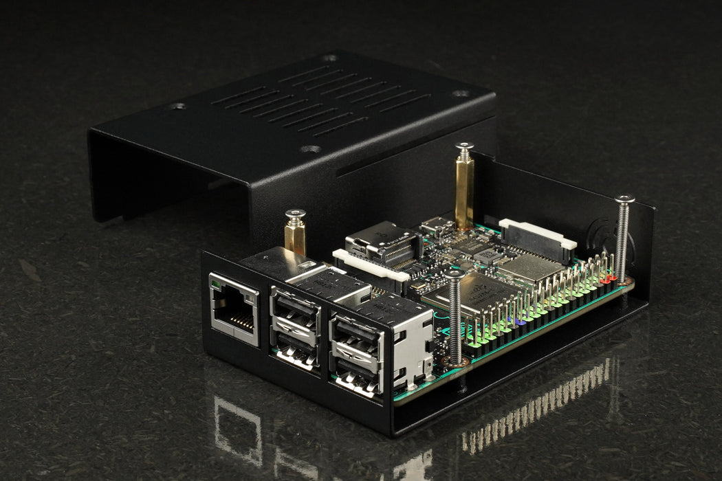 KKSB ASUS Tinker Board and Tinker Board S Case - Black Steel