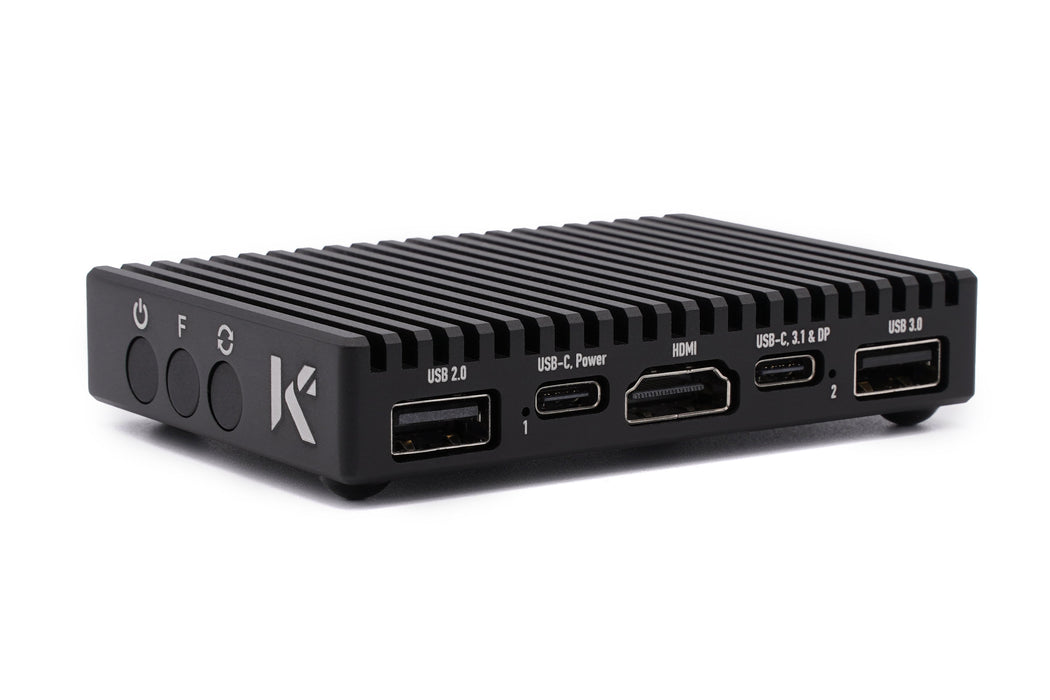 KKSB Khadas Edge2 Heatsink Case - Black Aluminium Enclosure