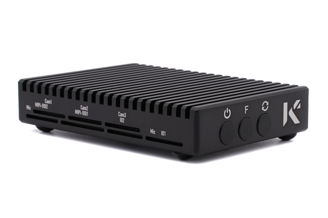 KKSB Khadas Edge2 Heatsink Case - Black Aluminium Enclosure