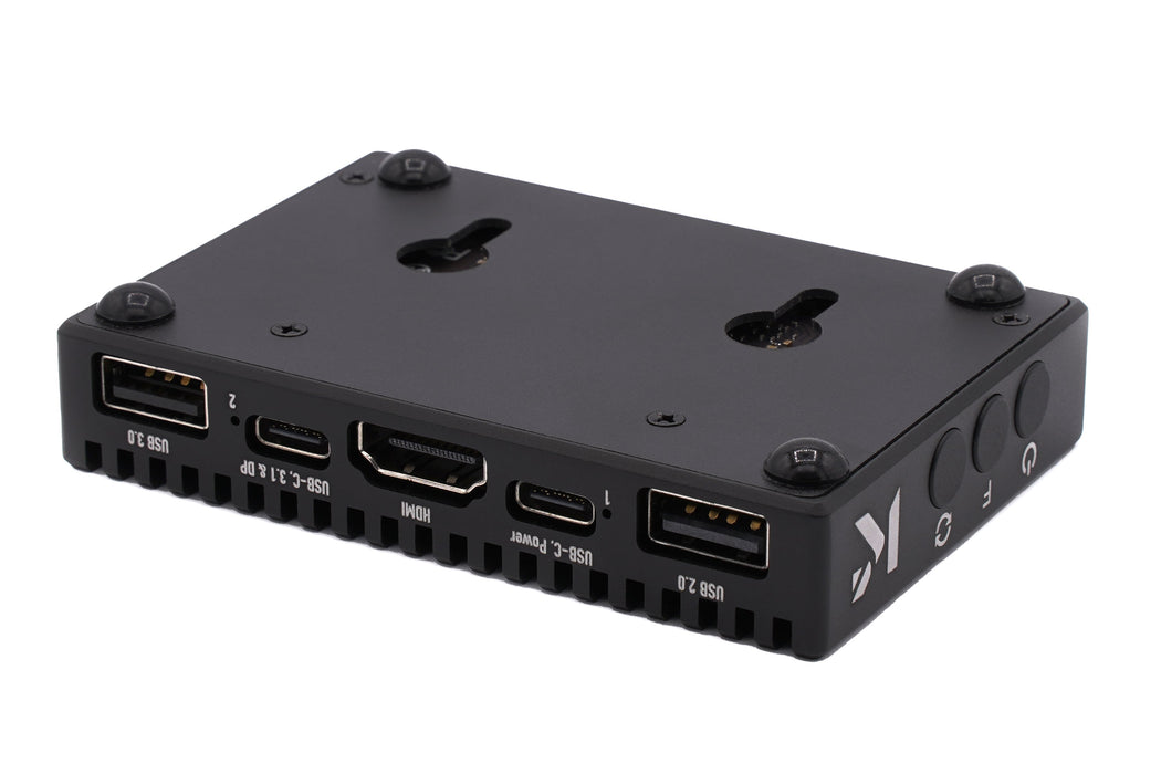 KKSB Khadas Edge2 Heatsink Case - Black Aluminium Enclosure