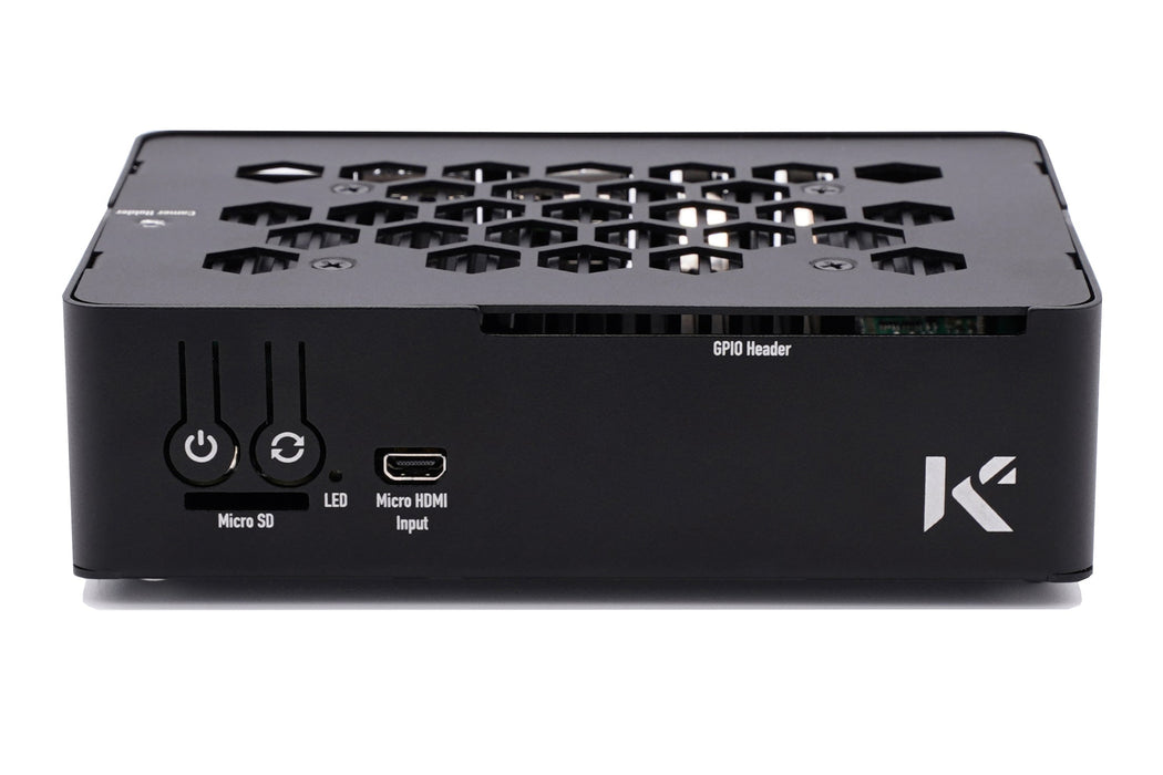 KKSB ROCK 5B Case with Heatsink - Black Aluminum Enclosure