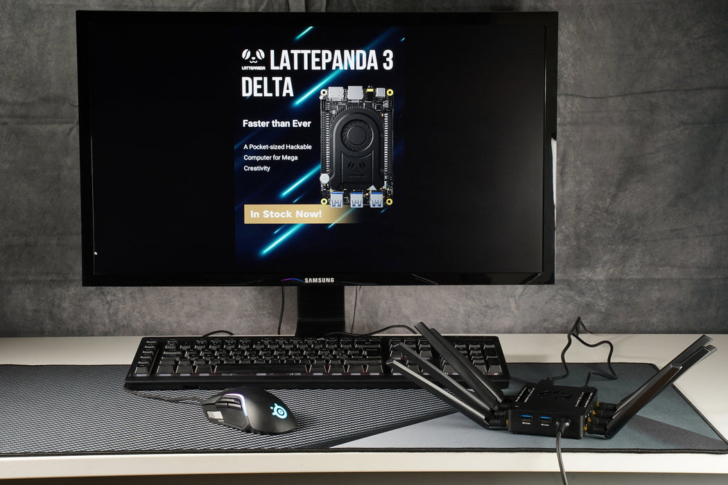 KKSB LattePanda 3 Delta Aluminium Case - LattePanda Wireless Project Support