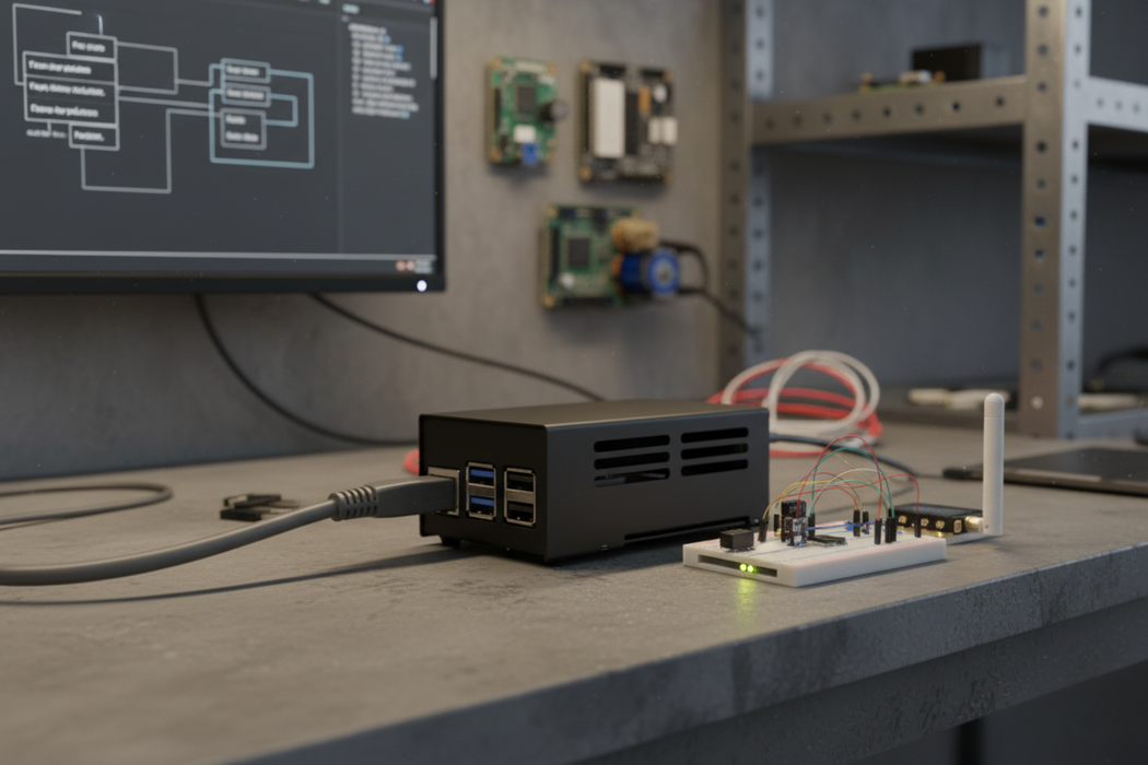 KKSB Raspberry Pi 5 M.2 HAT Case