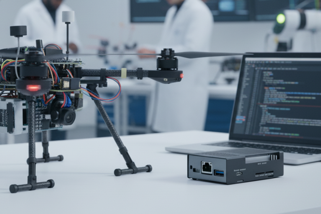 KKSB Coral Dev Board Case - Black and Grey Aluminium Enclosure