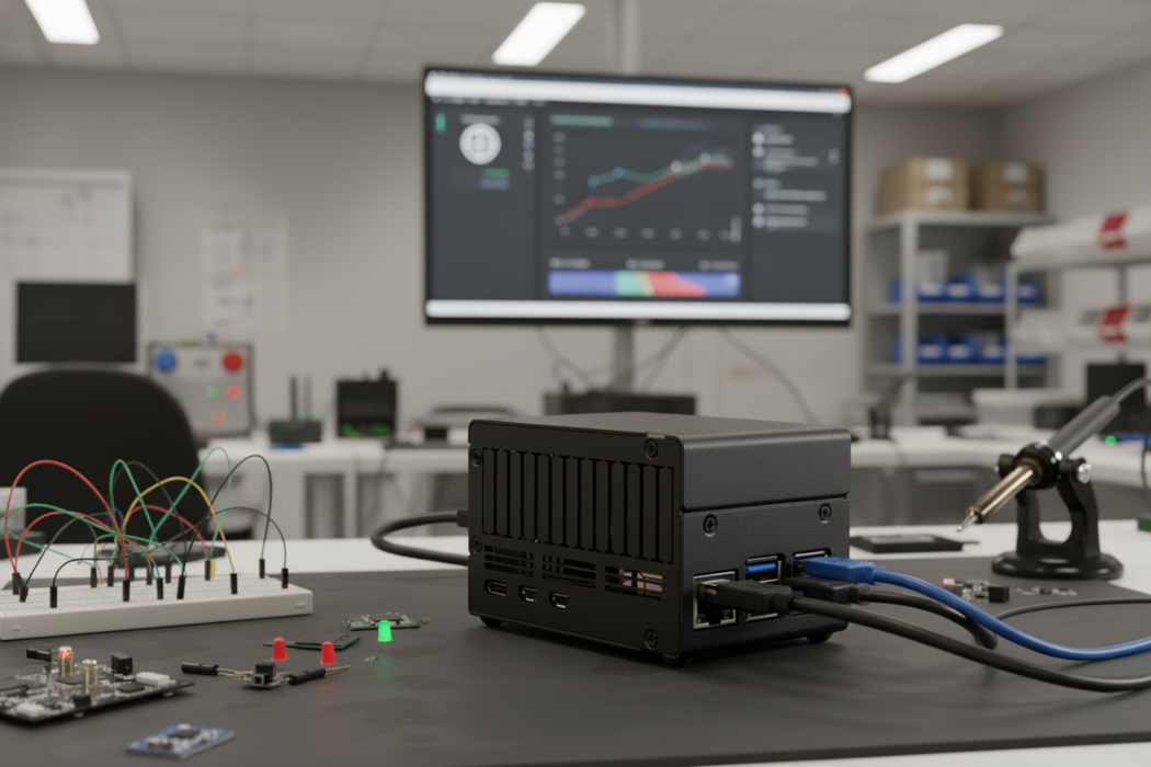 KKSB Raspberry Pi 5 Case - Space for HATs, Add-on Boards, Cooler, and NVMe HATs