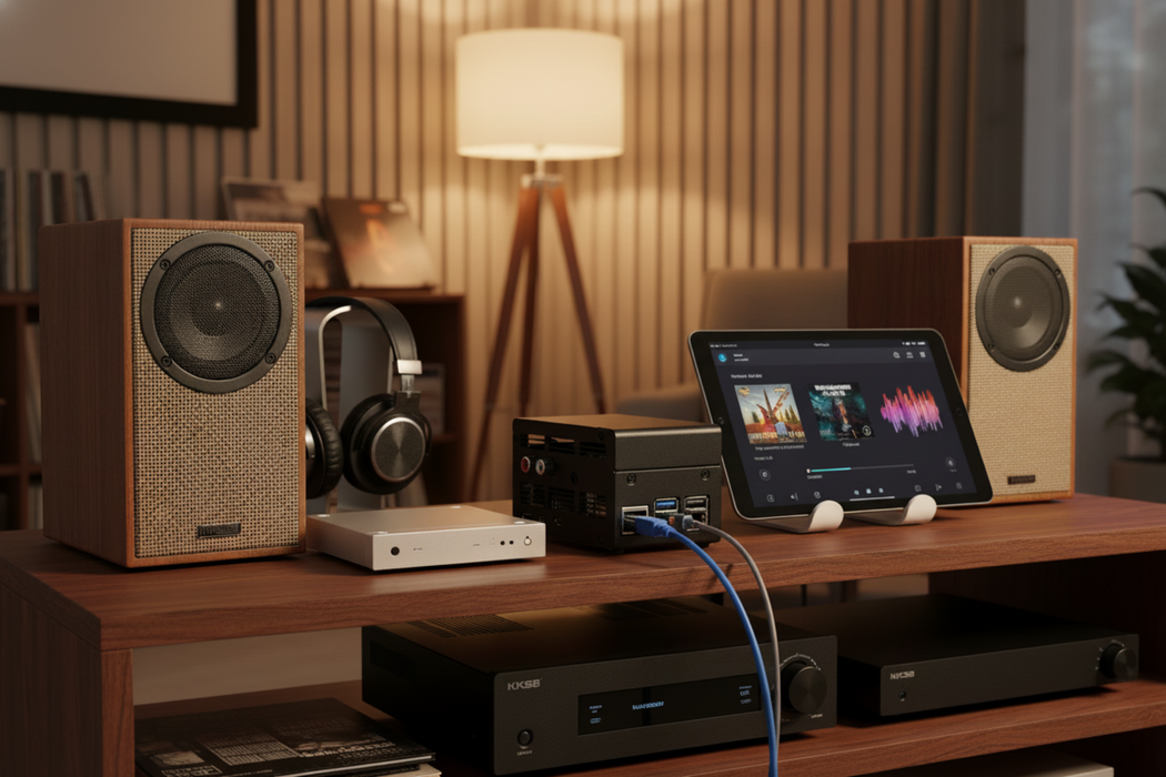 KKSB Case for Raspberry Pi 5 and Raspberry Pi DAC+ and DAC Pro Sound Cards