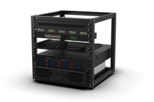 KKSB 19-Inch (19") 10U Open Rack Cabinet – Steel Wall Mount & Floor Standing Rack