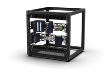 KKSB 19-Inch (19") 10U Open Rack Cabinet – Steel Wall Mount & Floor Standing Rack