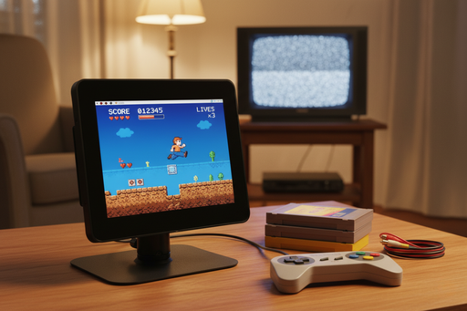 KKSB Display Stand for Raspberry Pi 5 Touch Display V2 with Case for HATs