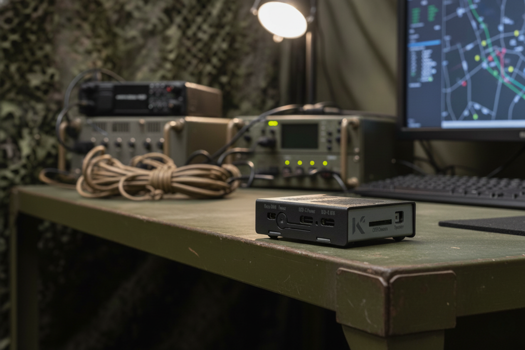 KKSB Coral Dev Board Mini Case with GPIO Access - Black and Gray Aluminium