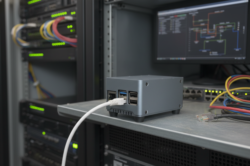 KKSB Rock 4 SE Heatsink Case - Radxa ROCK Aluminium Case with Space for ROCK 4 SE SSD or HATs