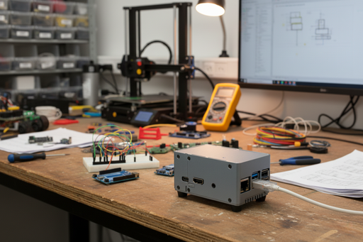 KKSB Rock 4 SE Heatsink Case - Radxa ROCK Aluminium Case with Space for ROCK 4 SE SSD or HATs