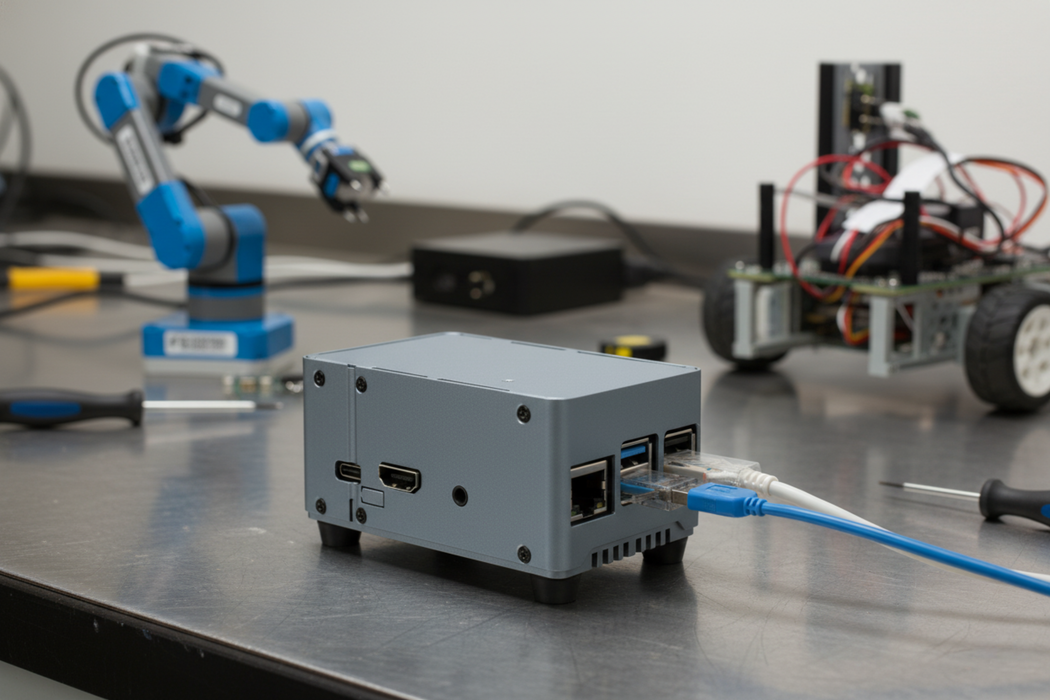 KKSB Rock 4 SE Heatsink Case - Radxa ROCK Aluminium Case with Space for ROCK 4 SE SSD or HATs