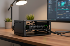 KKSB Khadas Edge2 Heatsink Case - Black Aluminium Enclosure