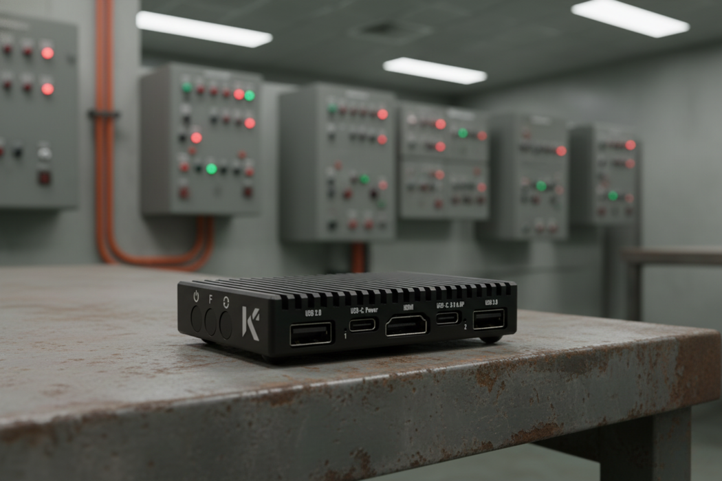 KKSB Khadas Edge2 Heatsink Case - Black Aluminium Enclosure