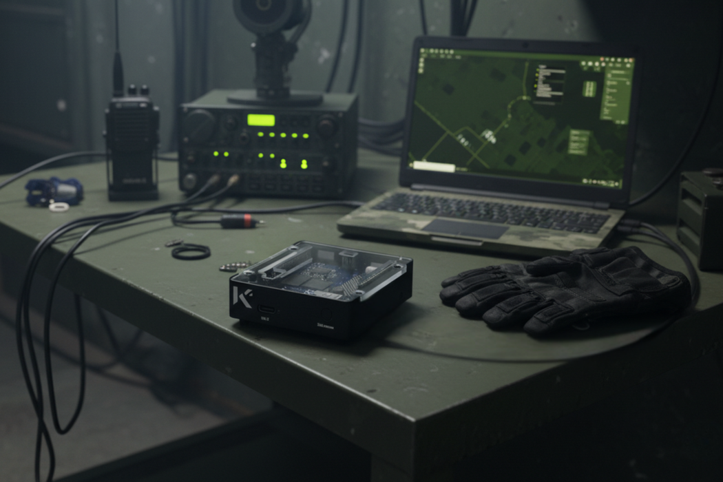 KKSB Arduino Uno Q Case - Clear Polycarbonate Top