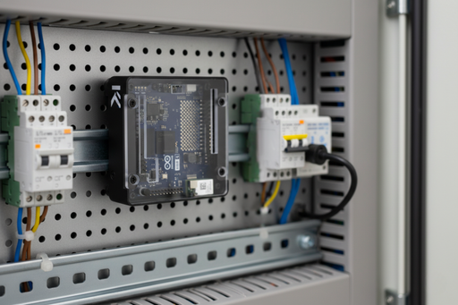 KKSB Arduino Uno Q Case - Clear Polycarbonate Top