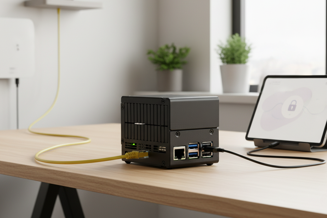 KKSB Case for Raspberry Pi 5 – Tall Aluminum Enclosure for Dual HATs & NVMe HATs