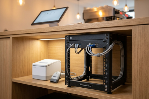 KKSB 10-Inch 1U Rack Panel for Raspberry Pi