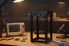 KKSB 10-Inch 1U Rack Panel for Raspberry Pi