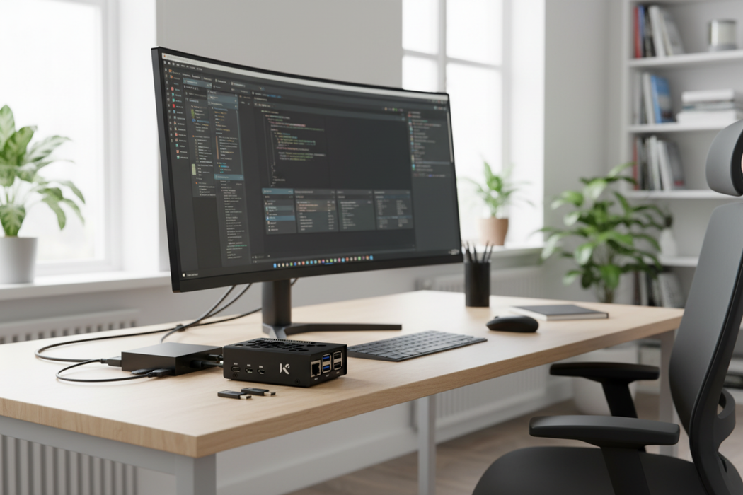 KKSB Raspberry Pi 5 Case Aluminium Black