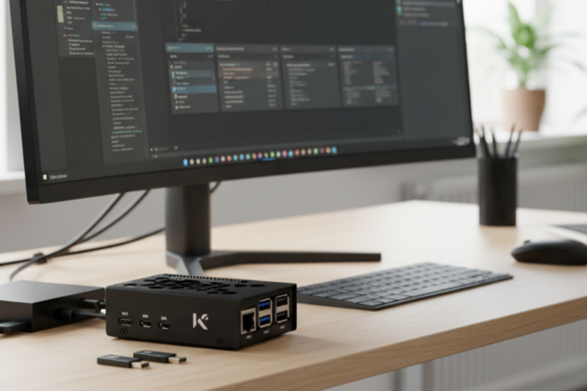 KKSB Raspberry Pi 5 Case Aluminium Black — KKSB Cases