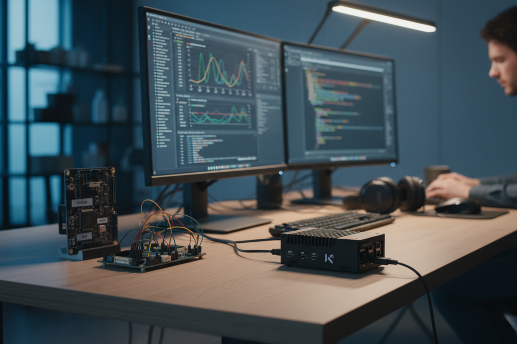 KKSB Raspberry Pi 5 Case with Aluminium Heatsink for Silent Passive Cooling