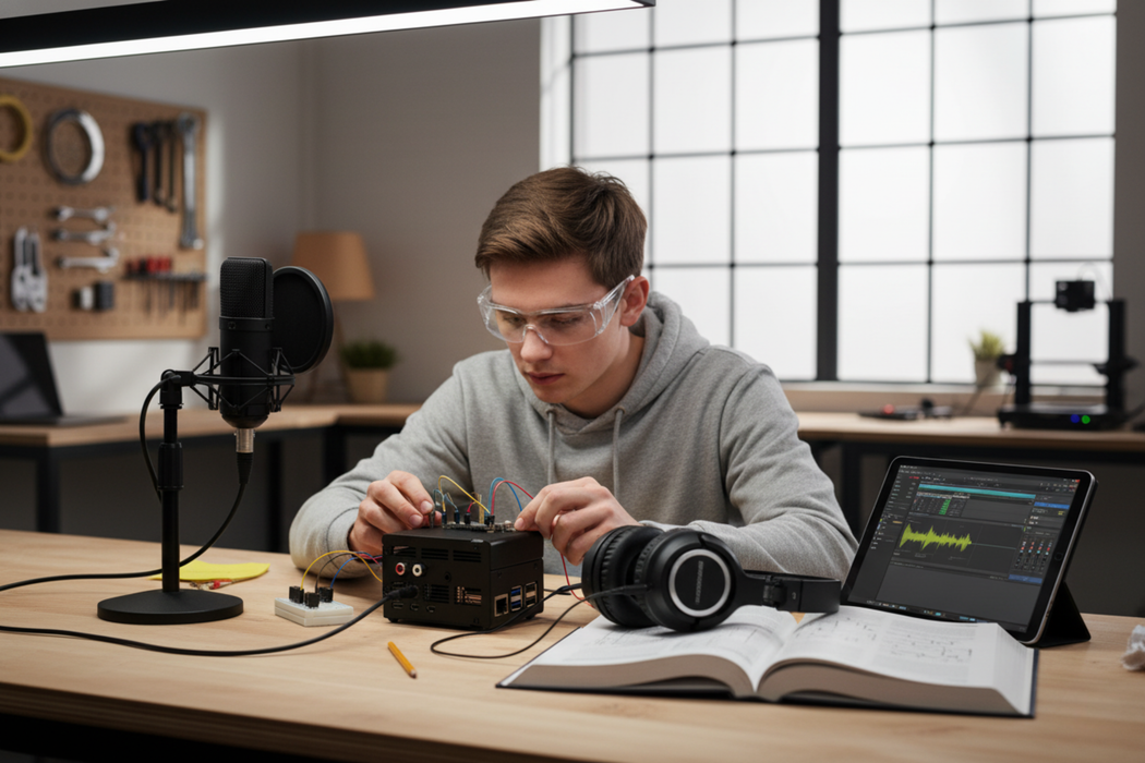 KKSB Case for Raspberry Pi 5 and Raspberry Pi DAC+ and DAC Pro Sound Cards