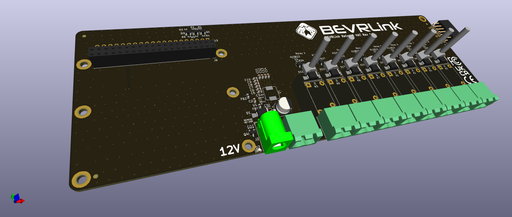 BEVRLink Raspberry Pi 5 - 8 Channel Relay Module