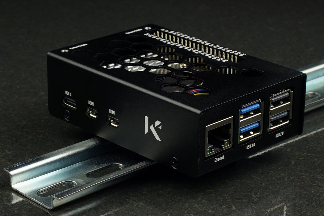 KKSB Raspberry Pi 5 Case Aluminium Black — KKSB Cases