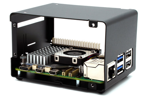 KKSB Raspberry Pi 5 Case - Space for Cooler, HATs and add-on boards