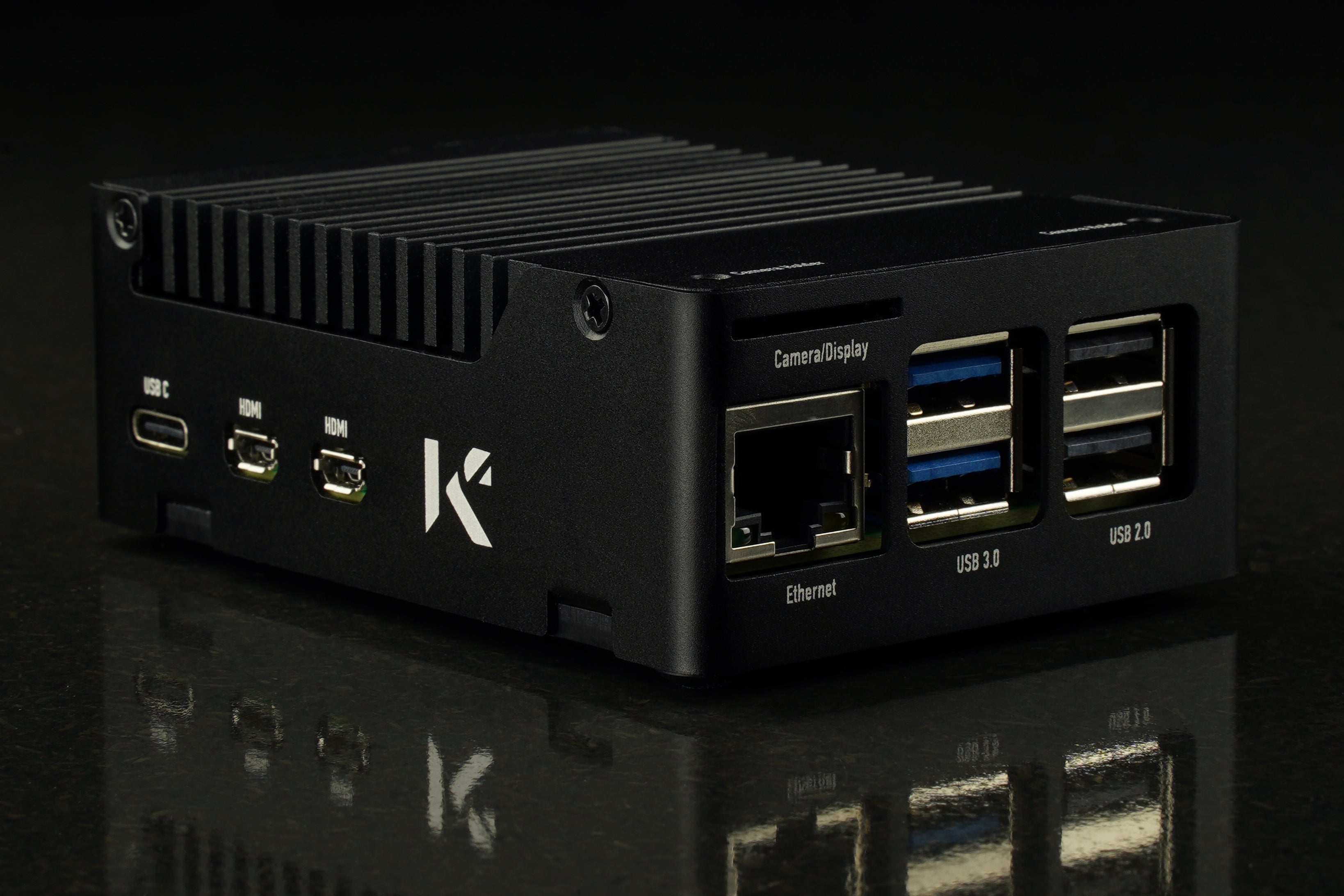KKSB Raspberry Pi 5 M.2 HAT Case - Custodia in alluminio compatibile KKSB Raspberry Pi 5 M.2 HAT Case - Custodia in alluminio compatibile