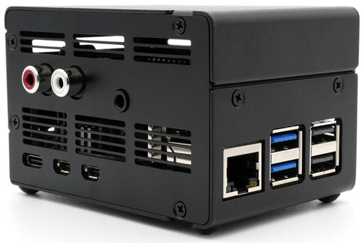 KKSB Case for Raspberry Pi 5 and Raspberry Pi DAC+ and DAC Pro (IQaudio) Sound Cards