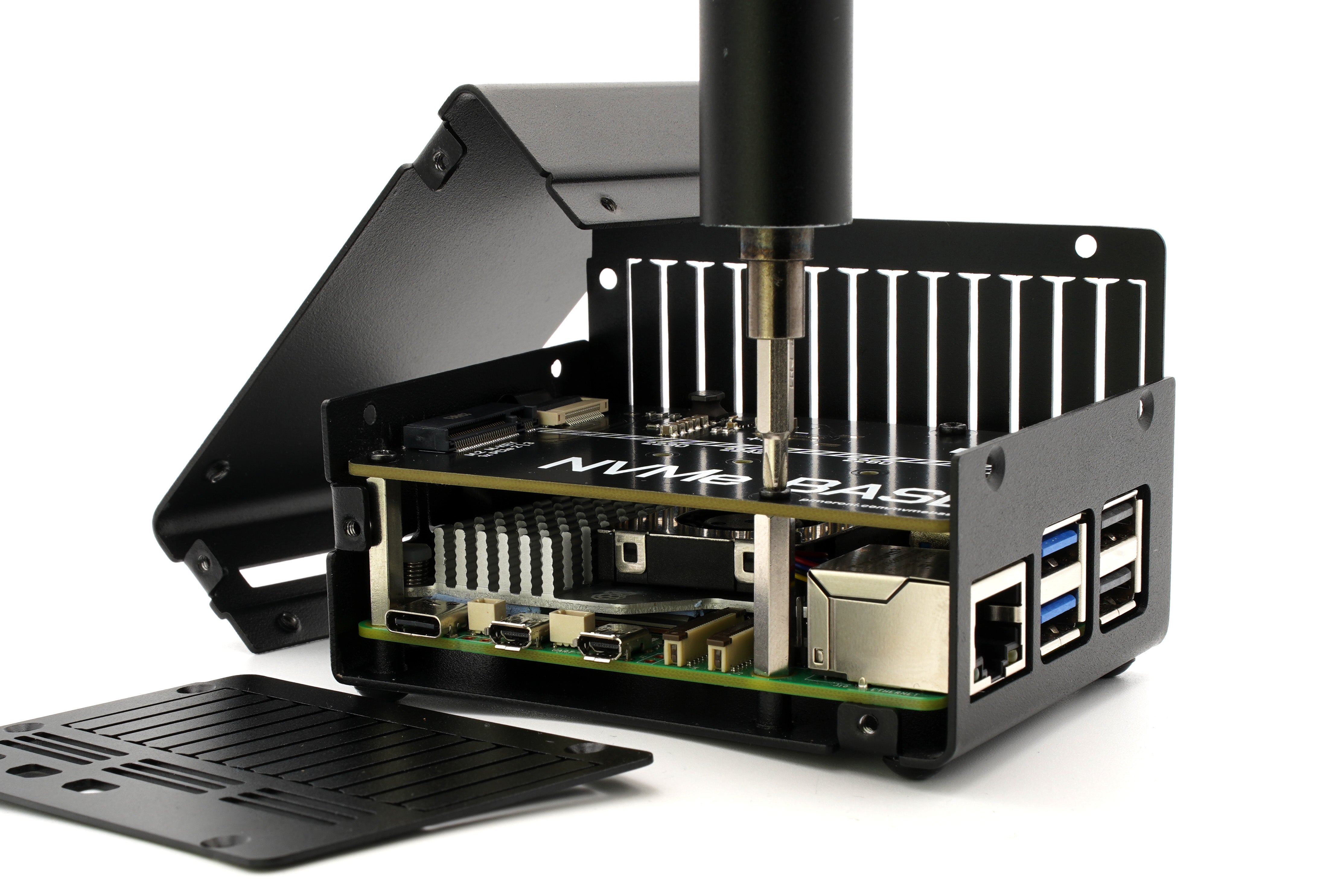 KKSB Cases KKSB Case for Raspberry Pi 5 - Compatible con tarjetas de sonido IQaudio DAC+ e KKSB Cases KKSB Case for Raspberry Pi 5 - Compatible con tarjetas de sonido IQaudio DAC+ e