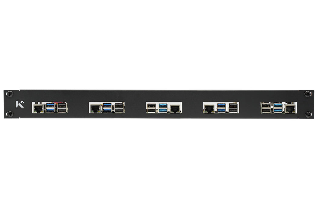 KKSB 19-Inch 1U Rack Panel for Raspberry Pi
