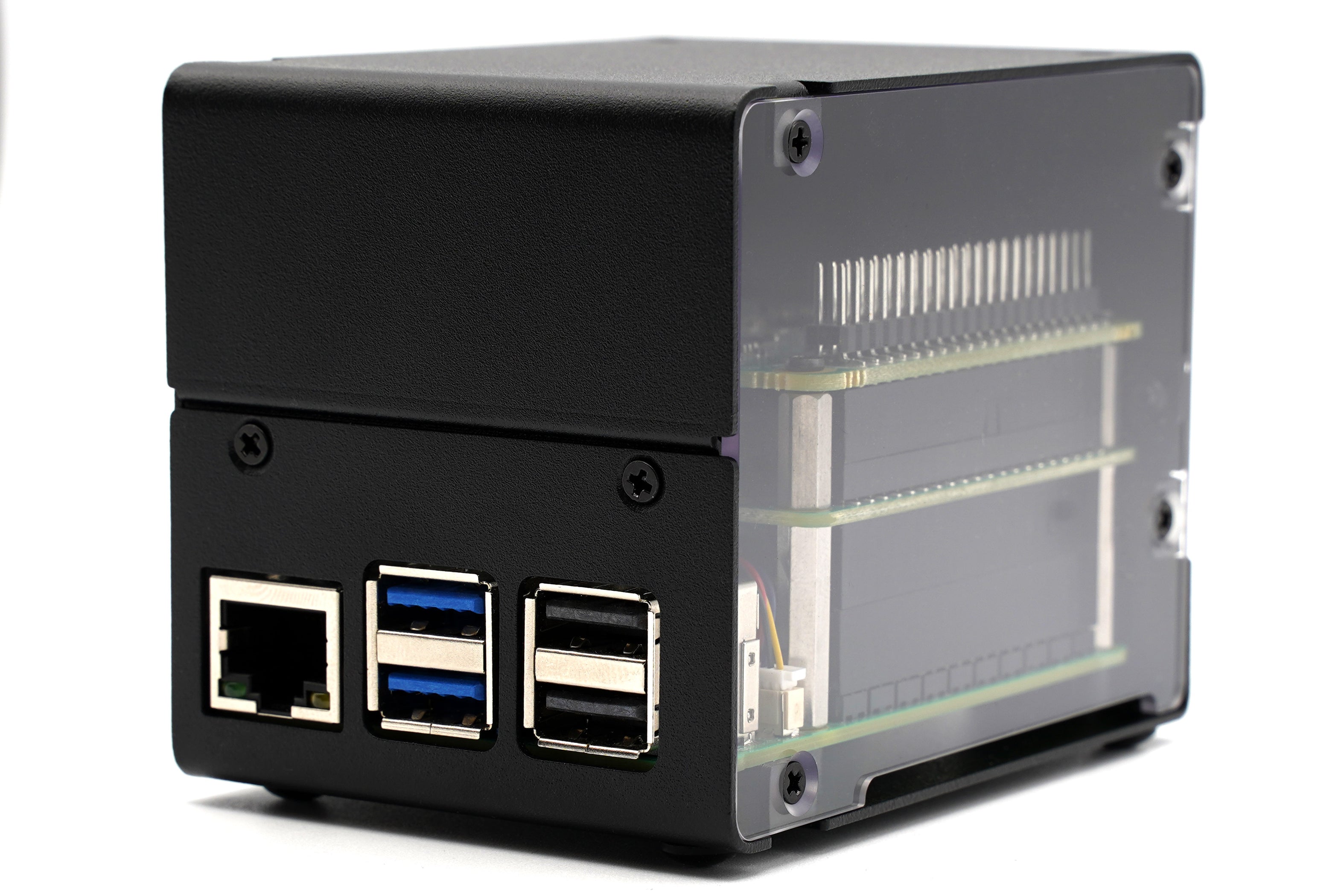 Dual Mount Raspberry Pi Case KKSB Case for Raspberry Pi 5 – Tall Aluminum Enclosure for Dual HATs ...