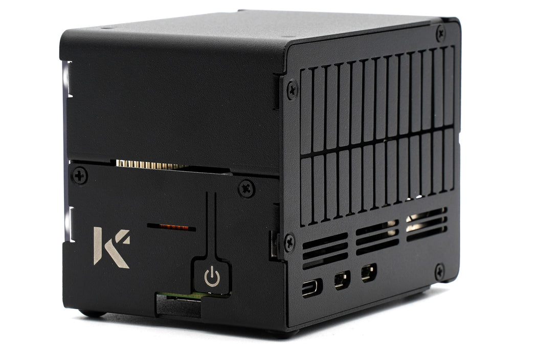 KKSB Case for Raspberry Pi 5 – Tall Aluminum Enclosure for Dual HATs & NVMe HATs