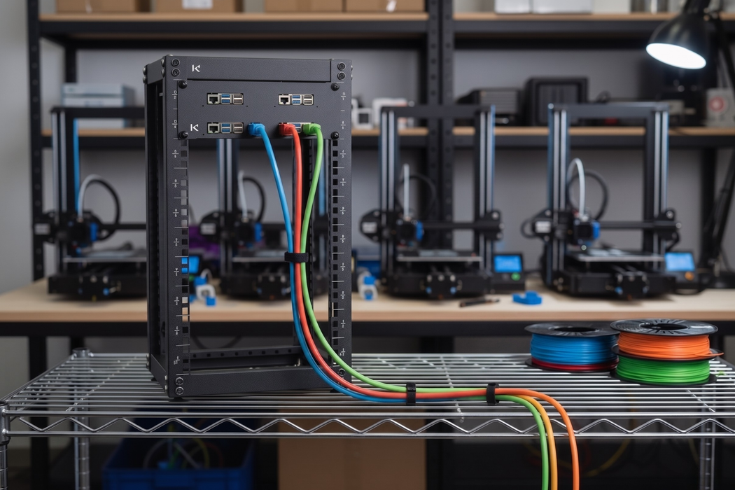 KKSB 10-Inch 2U Rack Panel for Raspberry Pi