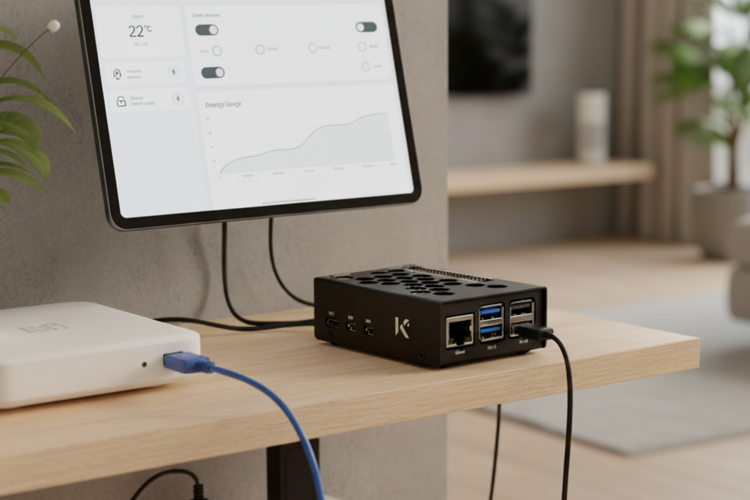 KKSB Raspberry Pi 5 Case Aluminium Black