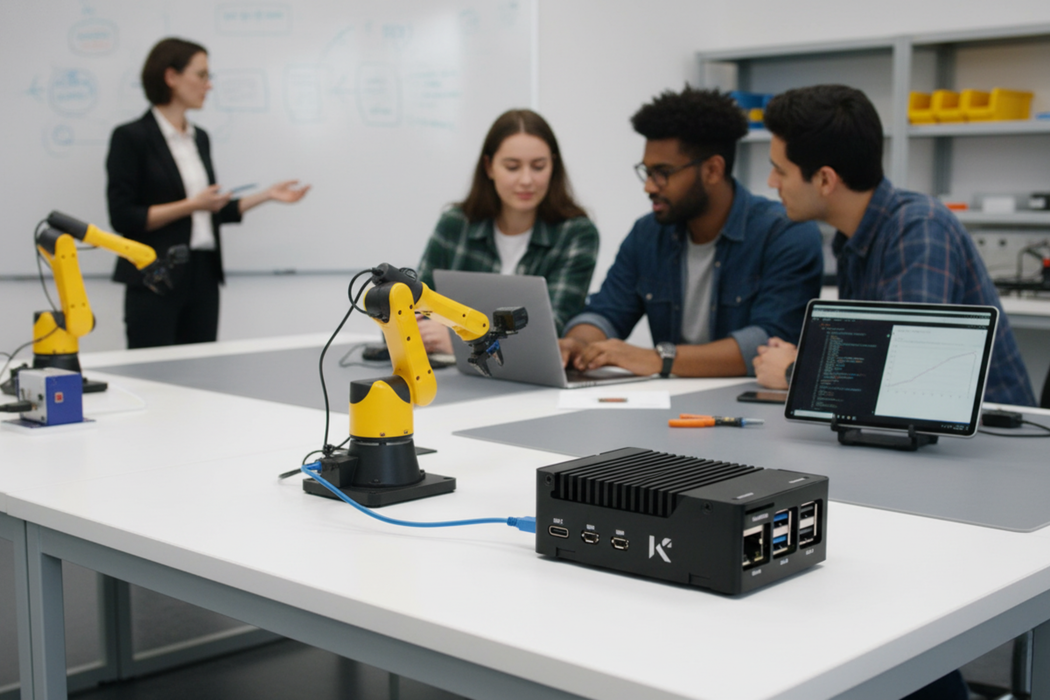 KKSB Raspberry Pi 5 Case with Aluminium Heatsink for Silent Passive Cooling