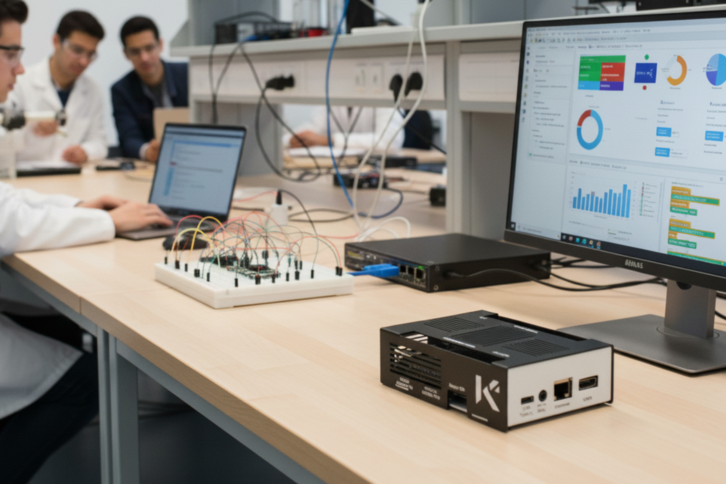 KKSB LattePanda Alpha and LattePanda Delta Case - Black and White LattePanda Aluminium Case